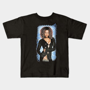 Janet Jackson Vintage 70s 80s Kids T-Shirt